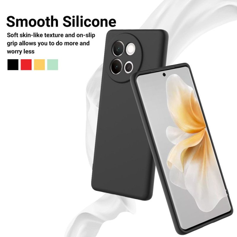 Skal Vivo V40 Lite 5g Flytande Silikon Med Rem