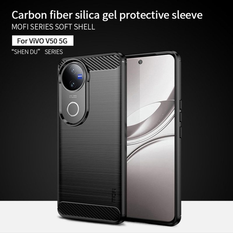 Skal Vivo V50 5g Borstad Kolfiber