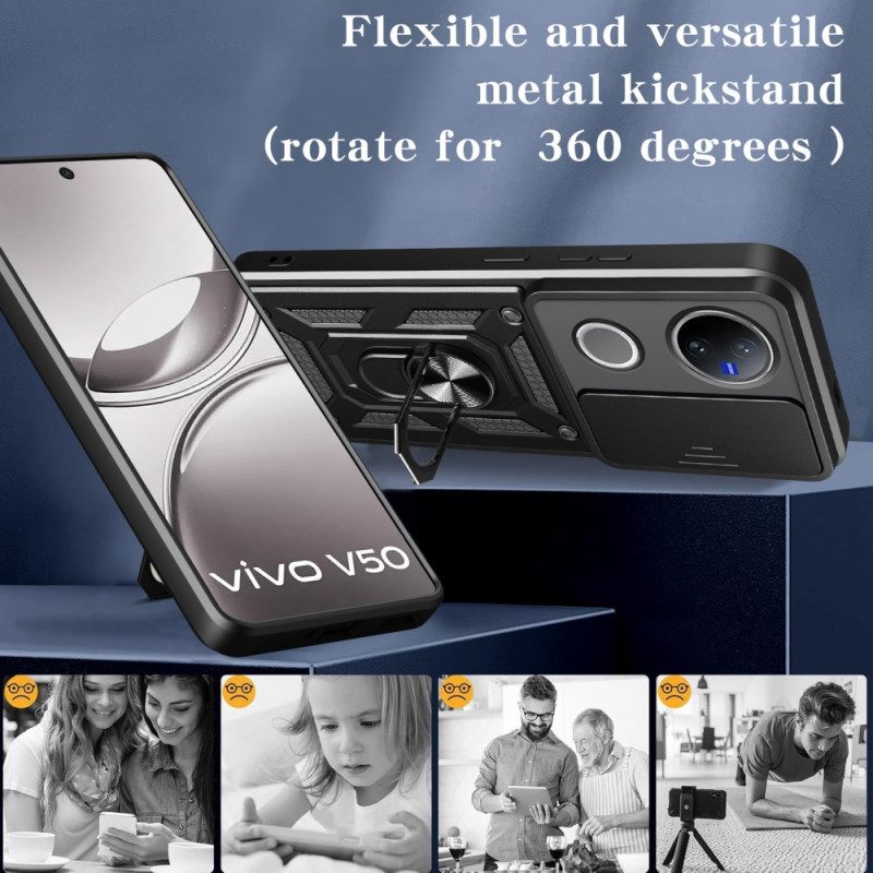 Skal Vivo V50 5g Skjutbart Kameraskydd Och Stöd
