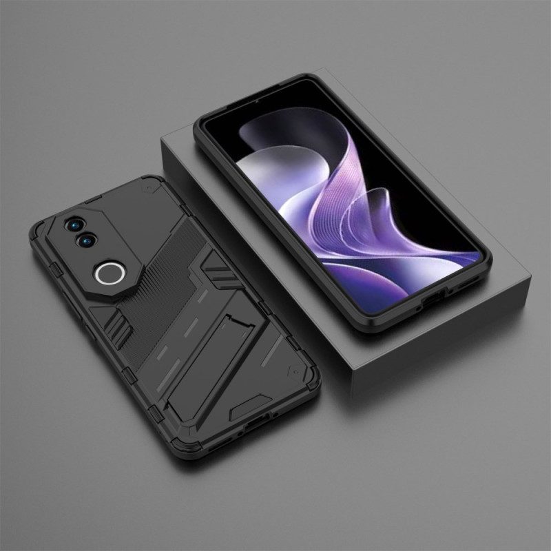 Skal Vivo V50 5g Telefonfodral Ultratålig Med Stativ