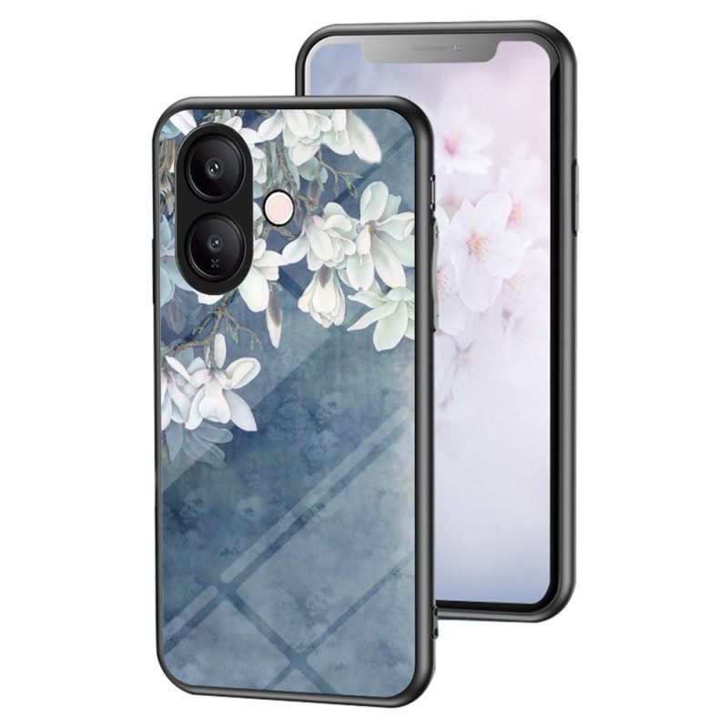 Skal Vivo V60 Lite Blommigt Härdat Glas