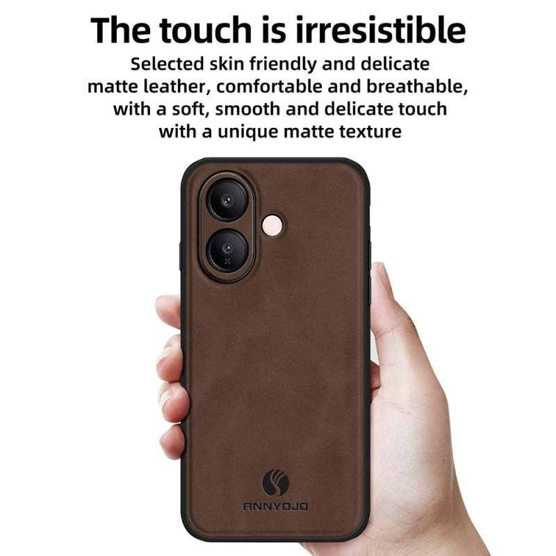 Skal Vivo V60 Lite Förstärkt Lädereffekt