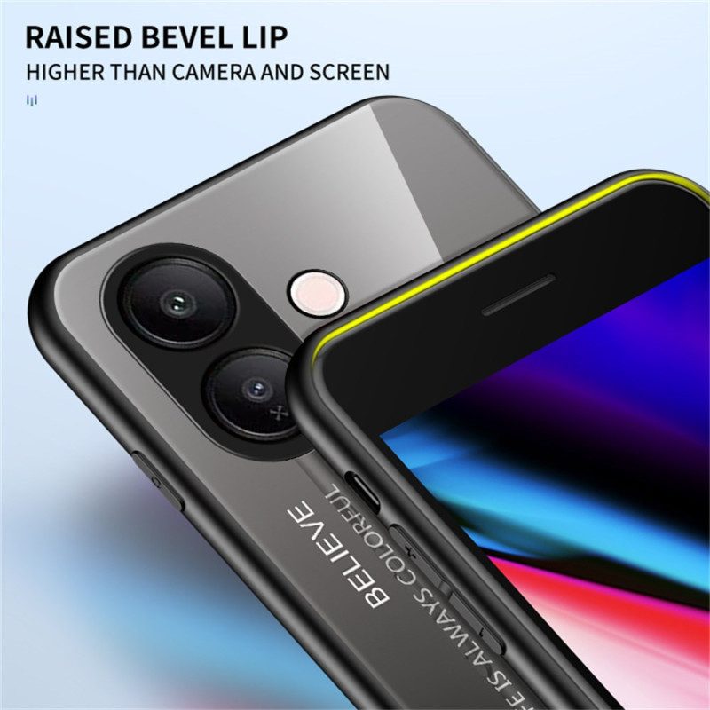 Skal Vivo V60 Lite Hello Härdat Glas
