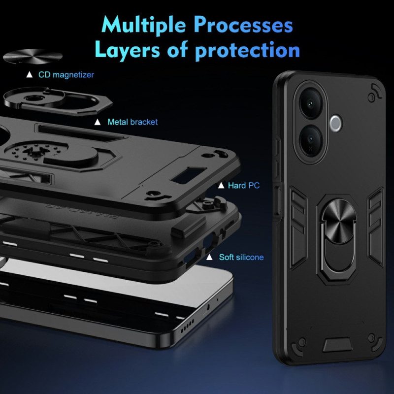 Skal Vivo V60 Lite Ringhållare Och Förstärkt Skydd