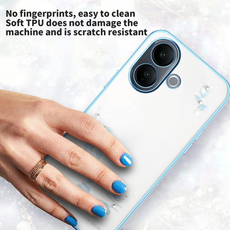 Skal Vivo V60 Lite Strass Och Eviga Blommor