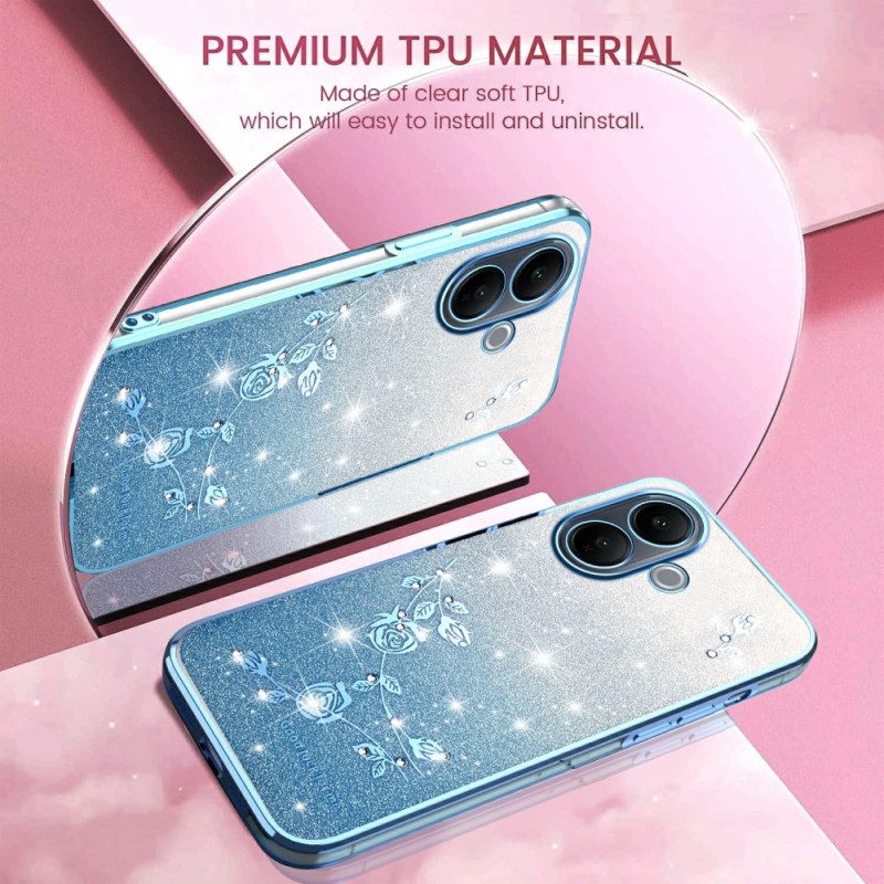 Skal Vivo V60 Lite Tonade Paljetter