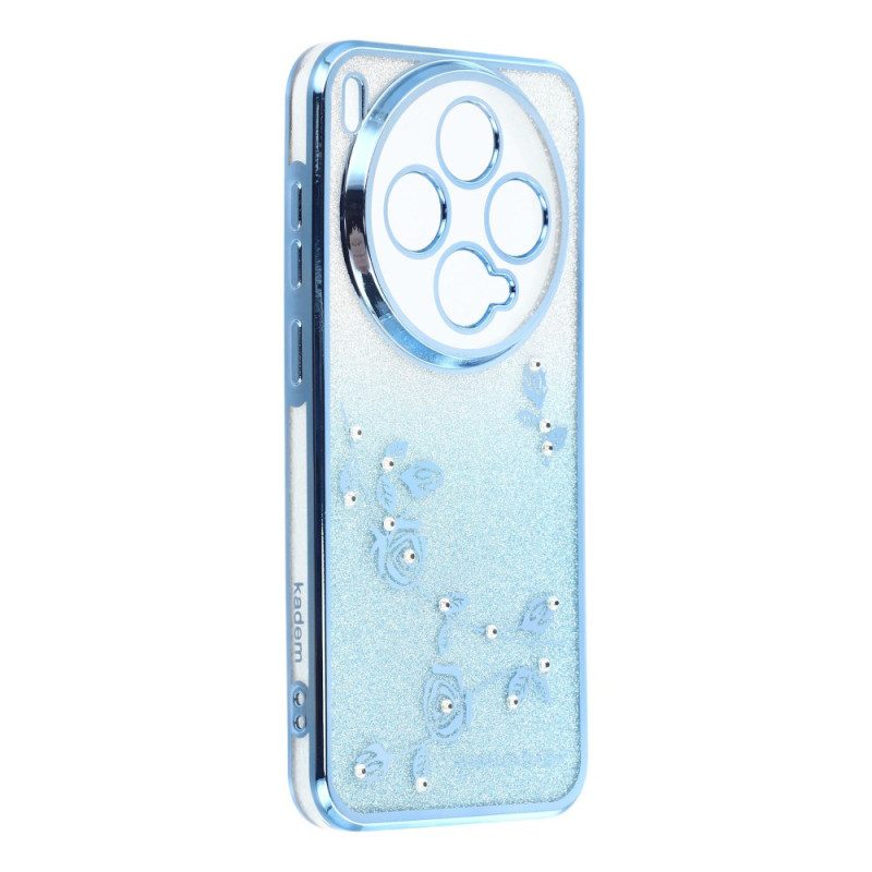 Skal Vivo X300 Telefonfodral Blomma Och Strass Med Strass