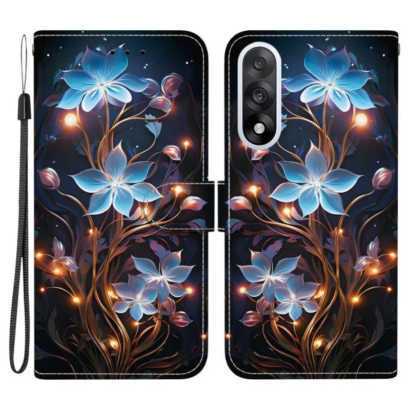 Skyddsfodral Oneplus Nord 5 Blå Blommor