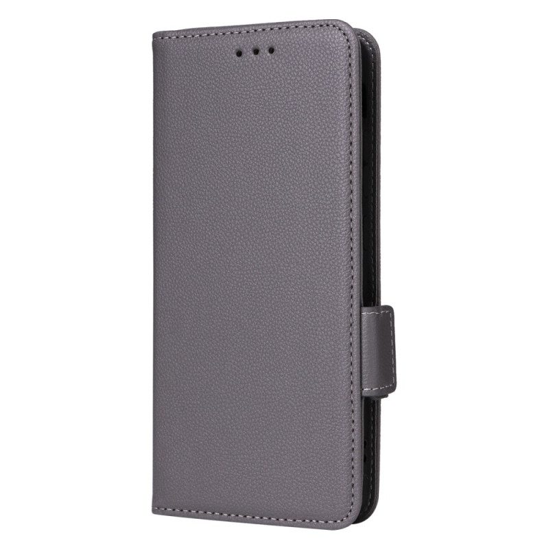 Skyddsfodral Oppo Reno 13f 4g / 5g / 13 Fs 5g Retro Rem I Litchikonstläder