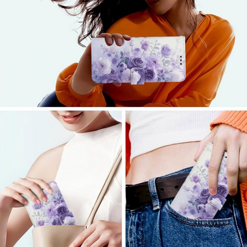 Skyddsfodral Realme 14 5g Rosa Och Violer