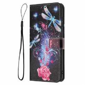 Skyddsfodral Realme 14 5g Trollsländemönster