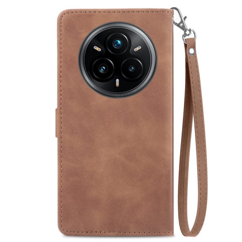 Skyddsfodral Realme 14 Pro Plus 5g Spetsmönster I Mockaeffekt