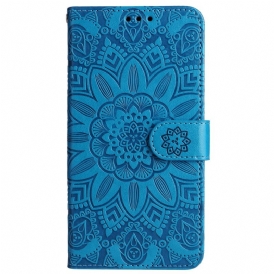 Skyddsfodral Realme C55 Solrosmönstrad Rem