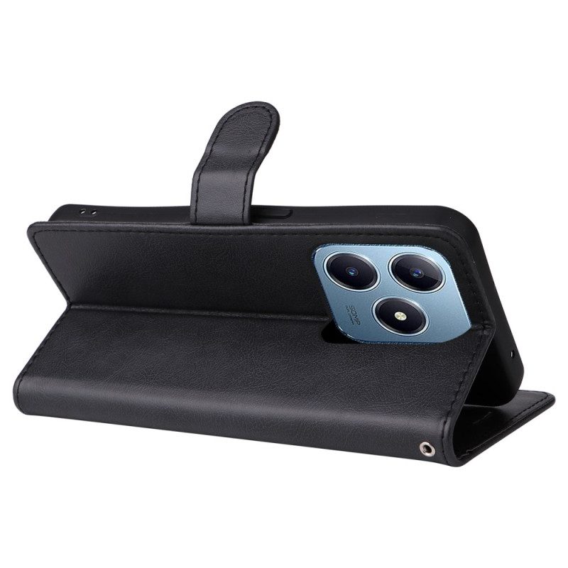 Skyddsfodral Realme C63 Enfärgat Konstläder