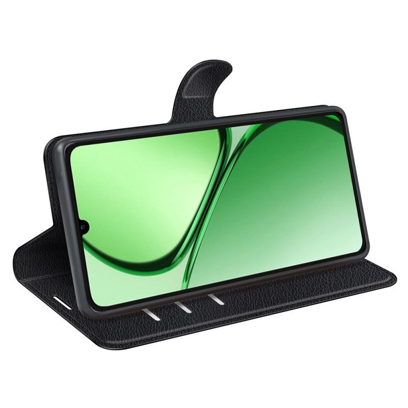 Skyddsfodral Realme C63 Klassisk Litchi-imitationsläder