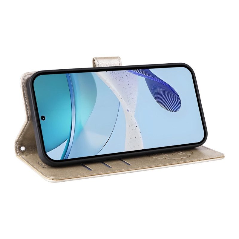 Skyddsfodral Realme C71 Fjärilar Och Blommor