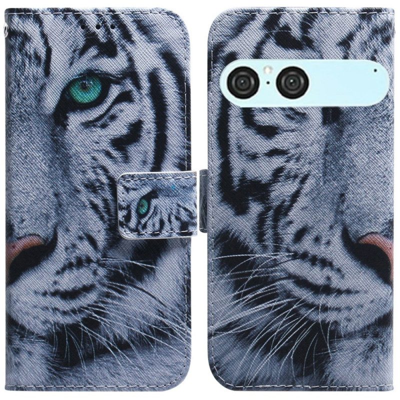 Skyddsfodral Sony Xperia 10 Vii Vit Tiger