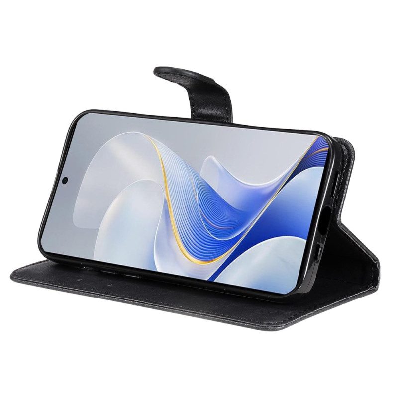 Skyddsfodral Vivo V40 5g Läderremeffekt