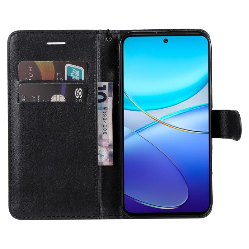 Skyddsfodral Vivo V40 Se 5g Enfärgat Konstläder