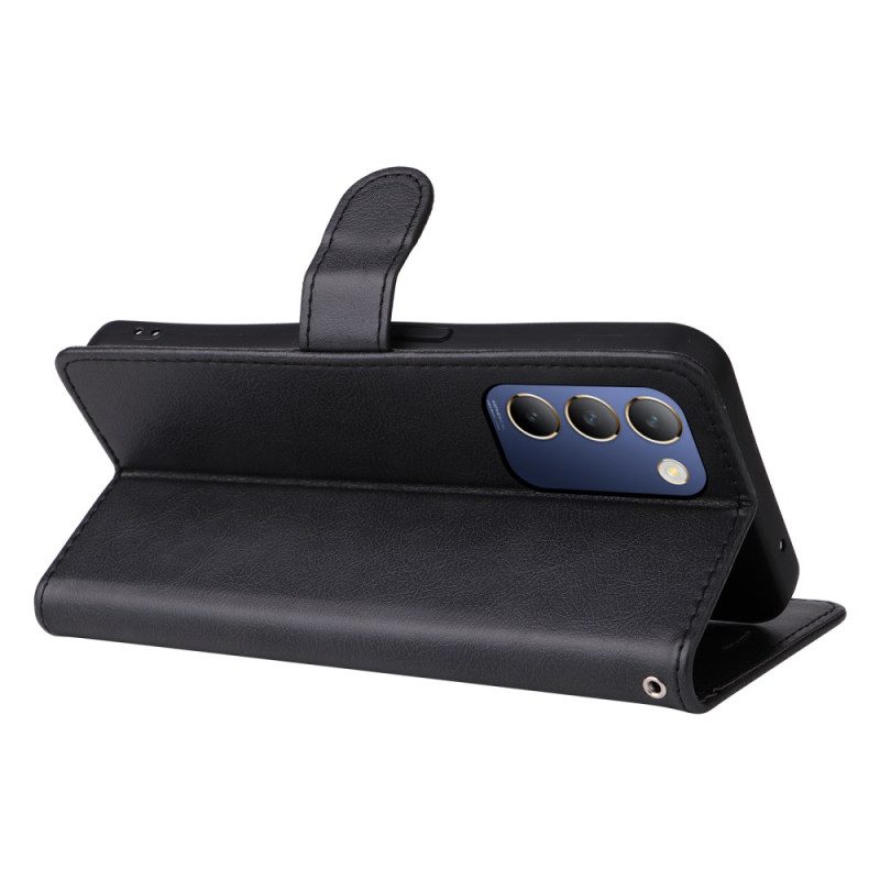 Skyddsfodral Vivo V40 Se 5g Enfärgat Konstläder