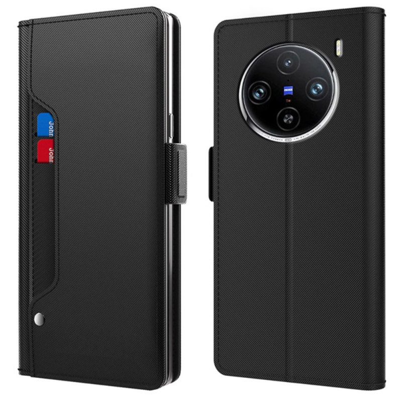 Skyddsfodral Vivo X100 Pro Avtagbar Spegel Och Korthållare