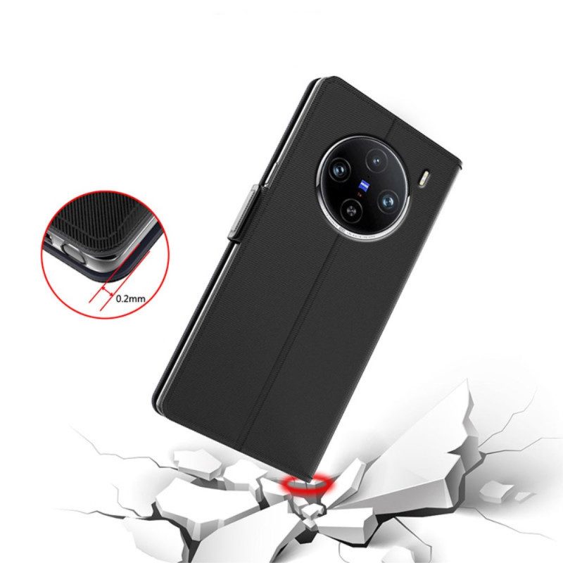 Skyddsfodral Vivo X100 Pro Avtagbar Spegel Och Korthållare