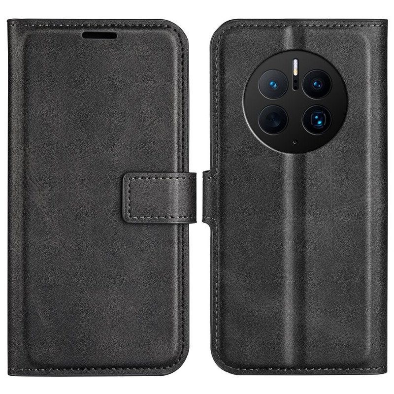 Fodral Huawei Mate 50 Pro Faux Leather Design Plus