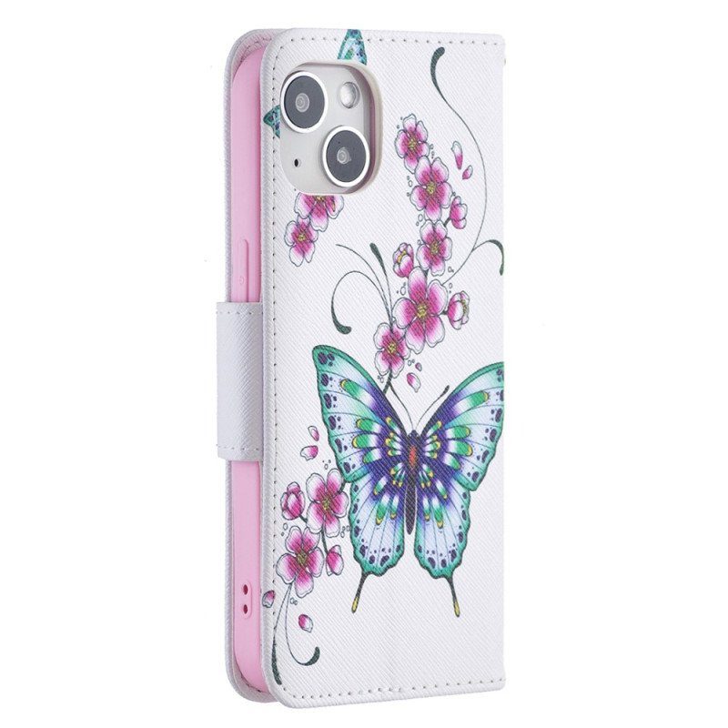 Fodral iPhone 15 Fjärilar På Flykt
