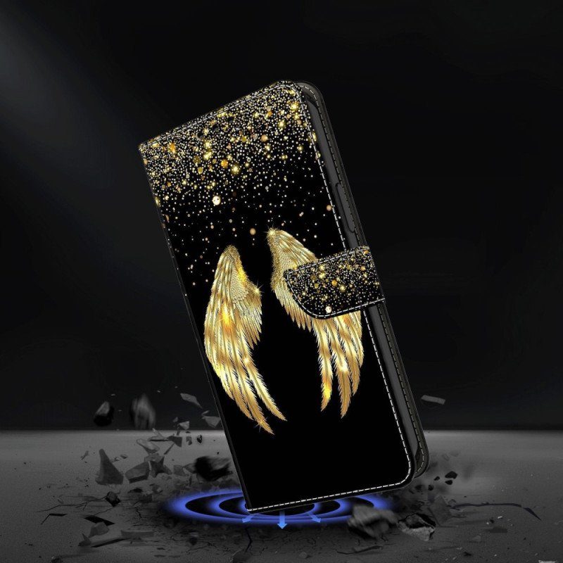 Fodral iPhone 15 Pro Gyllene Vingar