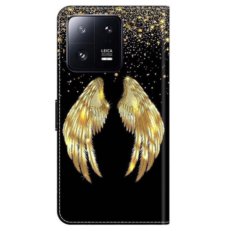 Fodral iPhone 15 Pro Gyllene Vingar