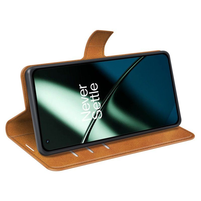 Fodral OnePlus 11 5G Extremt Tunn Lädereffekt