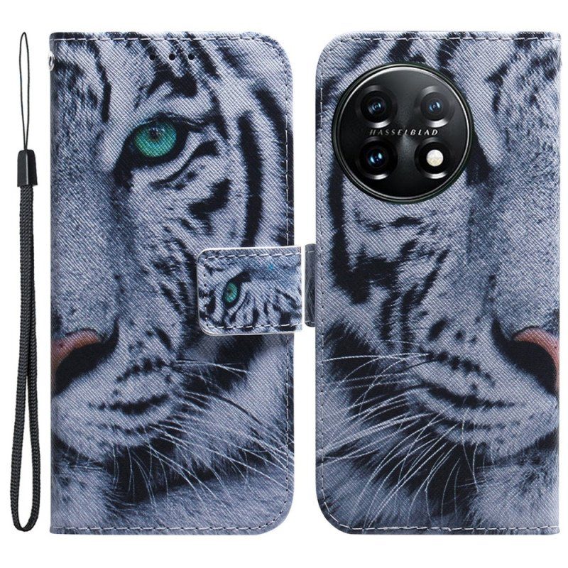 Fodral OnePlus 11 5G Vit Tiger