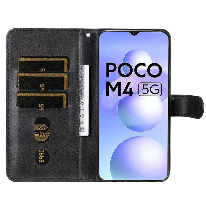 Fodral Poco M4 5G Plånbok