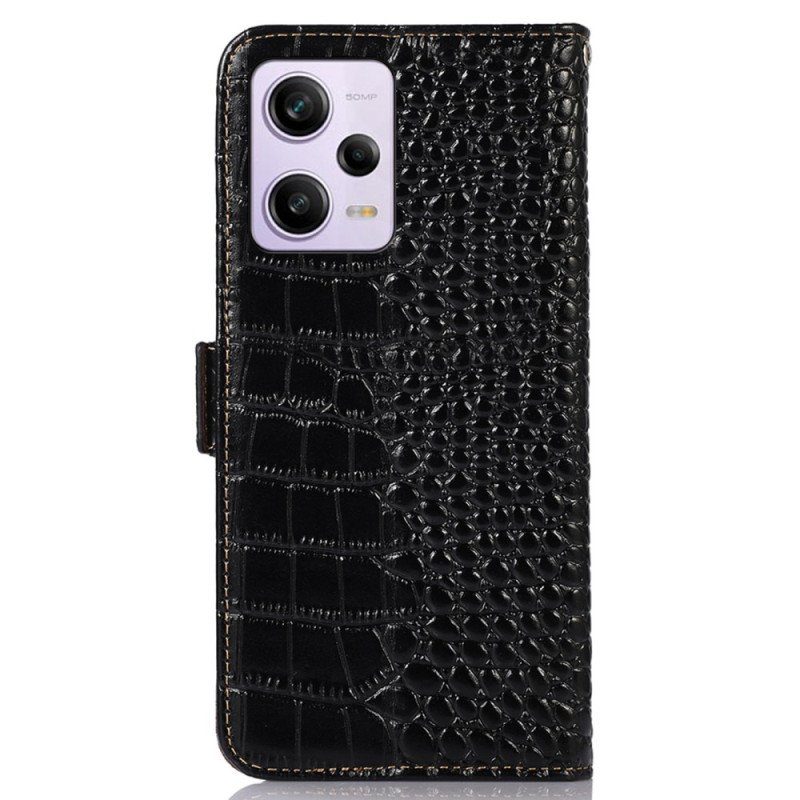 Fodral Poco X5 Pro 5G Crocodile Style Rfid