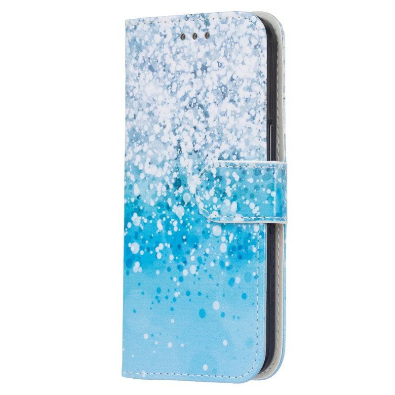 Fodral Samsung Galaxy A13 5G / A04s Blå Glittergradient