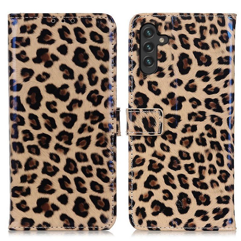 Fodral Samsung Galaxy A13 5G / A04s Leopard