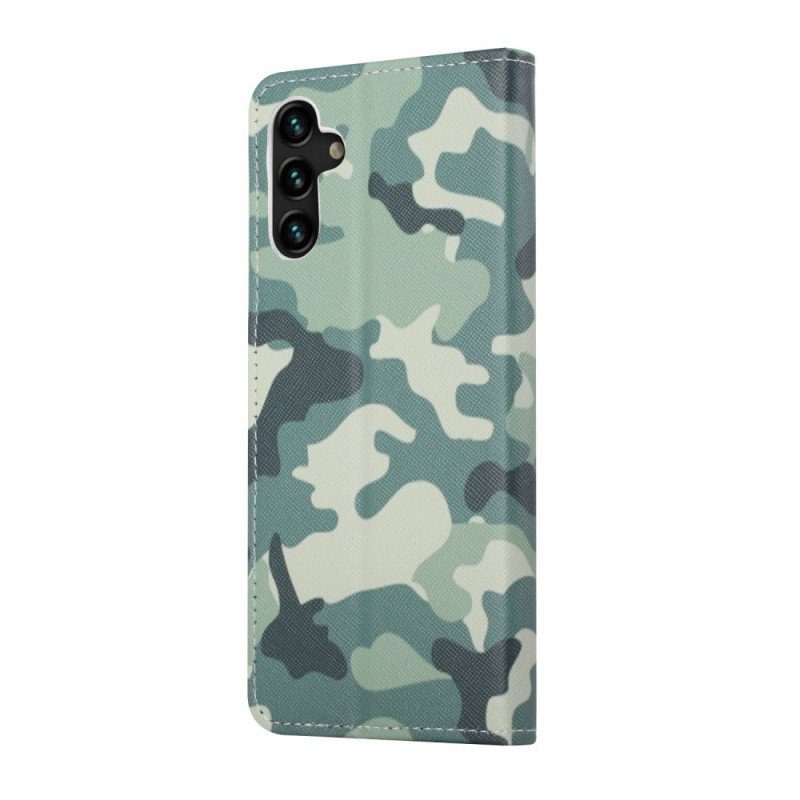Fodral Samsung Galaxy A13 5G / A04s Militärt Kamouflage