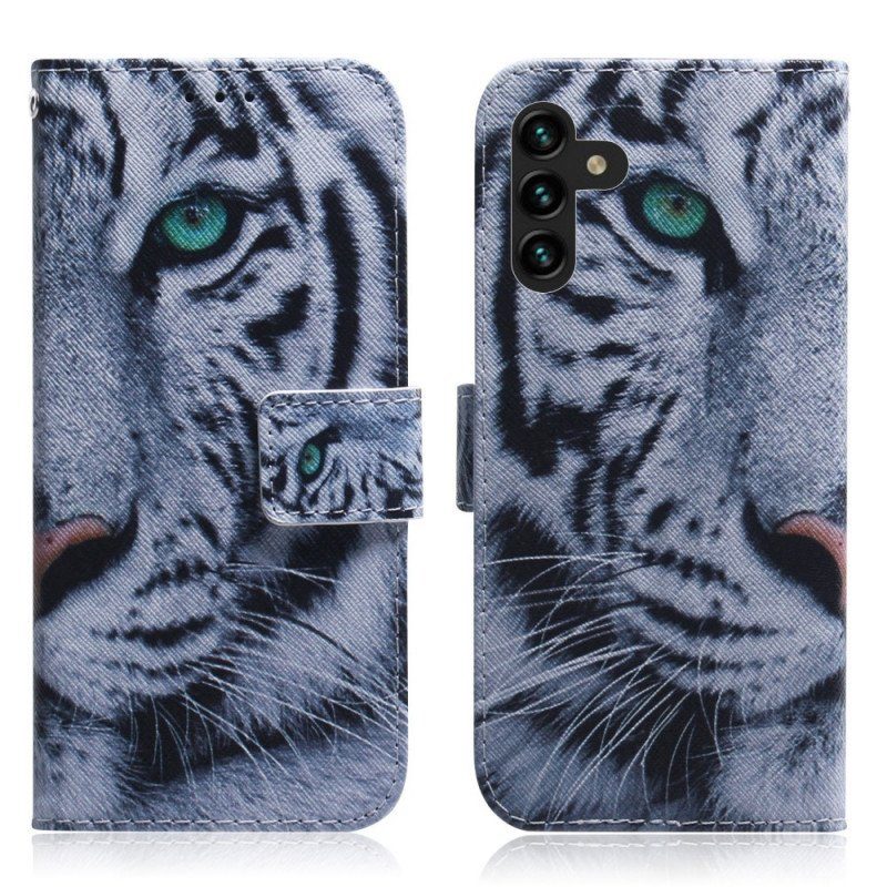 Fodral Samsung Galaxy A13 5G / A04s Tiger Face