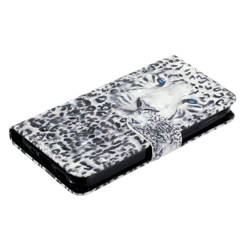 Fodral Samsung Galaxy A14 / A14 5G Med Kedjar Strappy Leopard