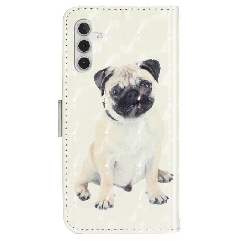 Fodral Samsung Galaxy A14 / A14 5G Med Kedjar Thong Hund