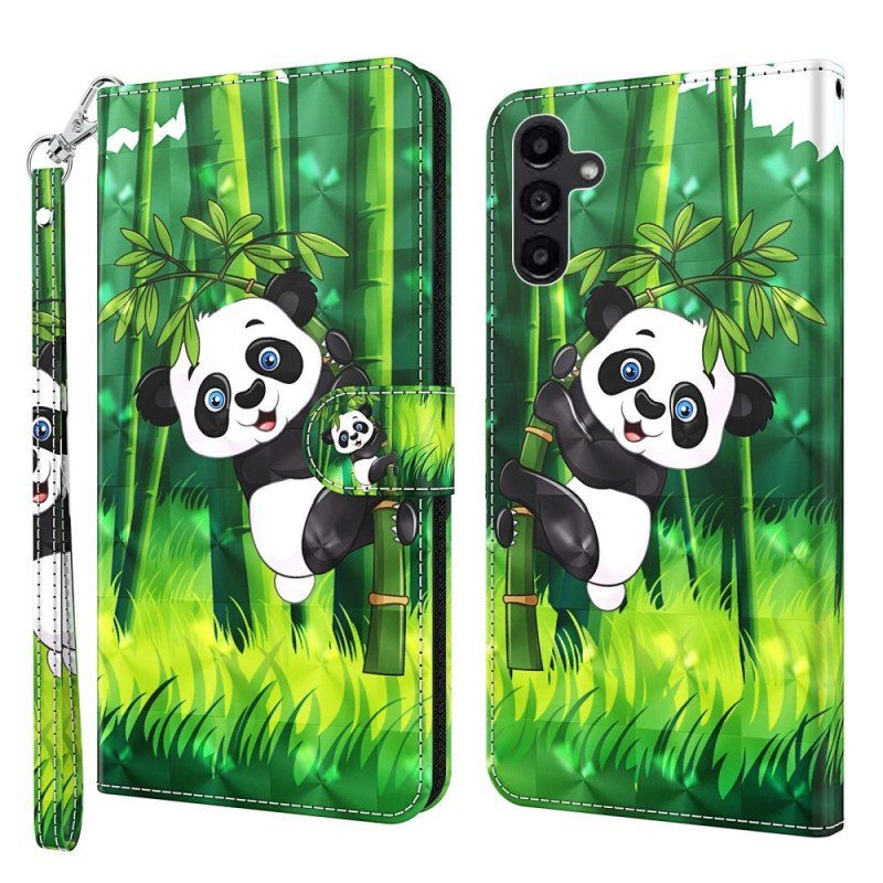 Fodral Samsung Galaxy A14 / A14 5G Panda Bambu