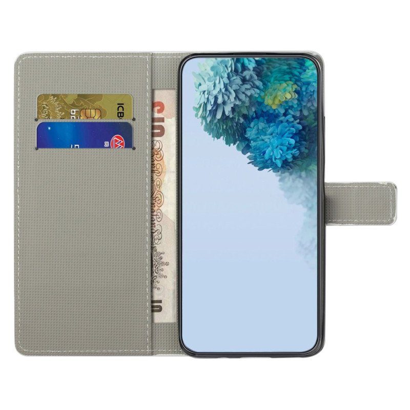 Fodral Samsung Galaxy A14 / A14 5G Tropiska Blommor
