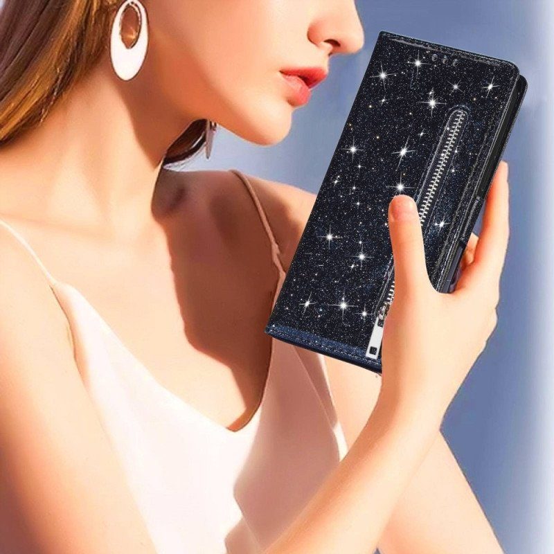 Fodral Samsung Galaxy A54 5G Glitter Myntväska