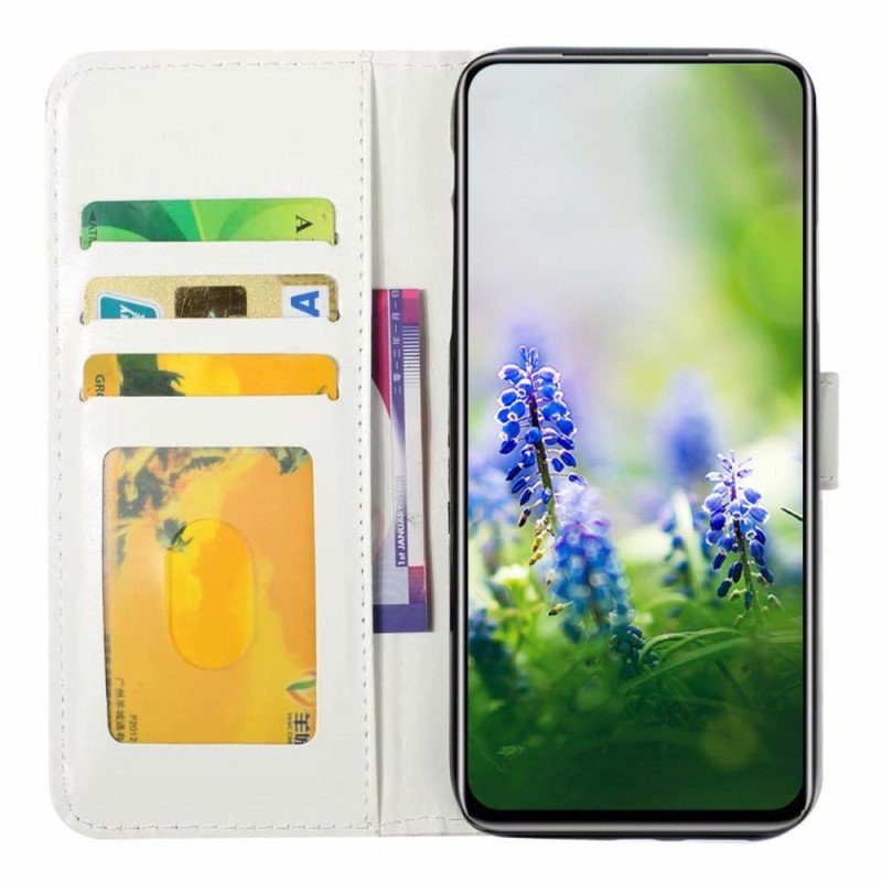 Fodral Samsung Galaxy A54 5G Med Kedjar Cat Strappy Glasögon