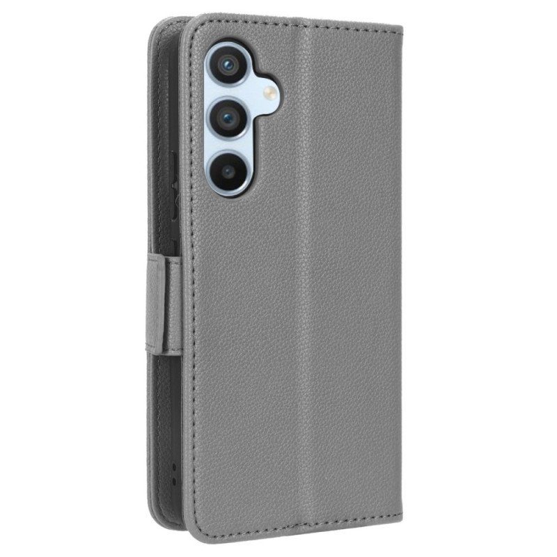 Fodral Samsung Galaxy A54 5G Med Kedjar Strappy Läderstil