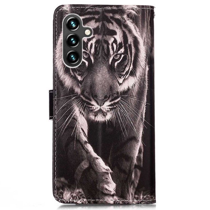 Fodral Samsung Galaxy A54 5G Med Kedjar Thong Tiger
