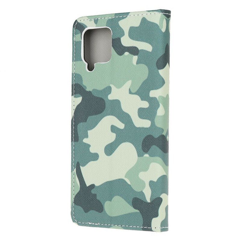 Fodral Samsung Galaxy M12 / A12 Militärt Kamouflage