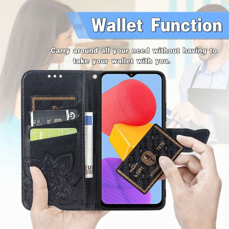 Fodral Samsung Galaxy M13 Barock Fjäril