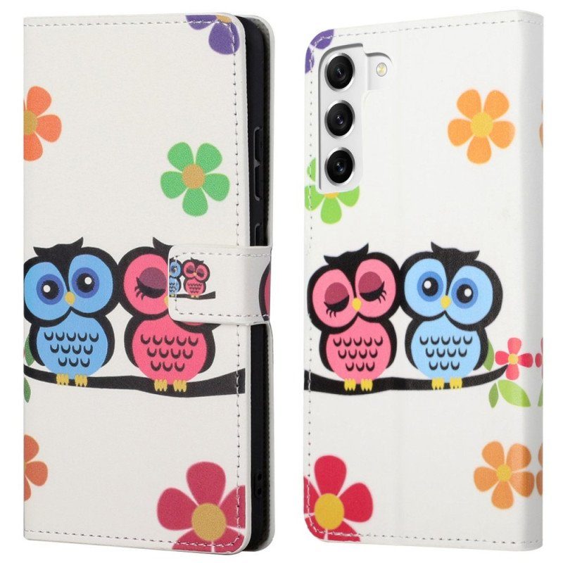Fodral Samsung Galaxy S23 5G Ett Par Ugglor
