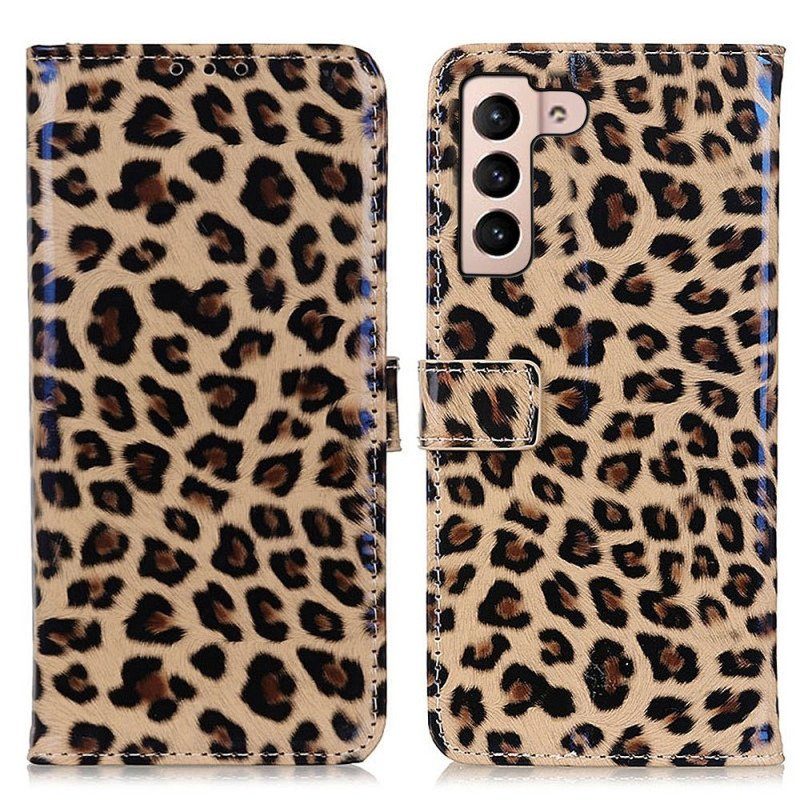 Fodral Samsung Galaxy S23 5G Leopardhudeffekt